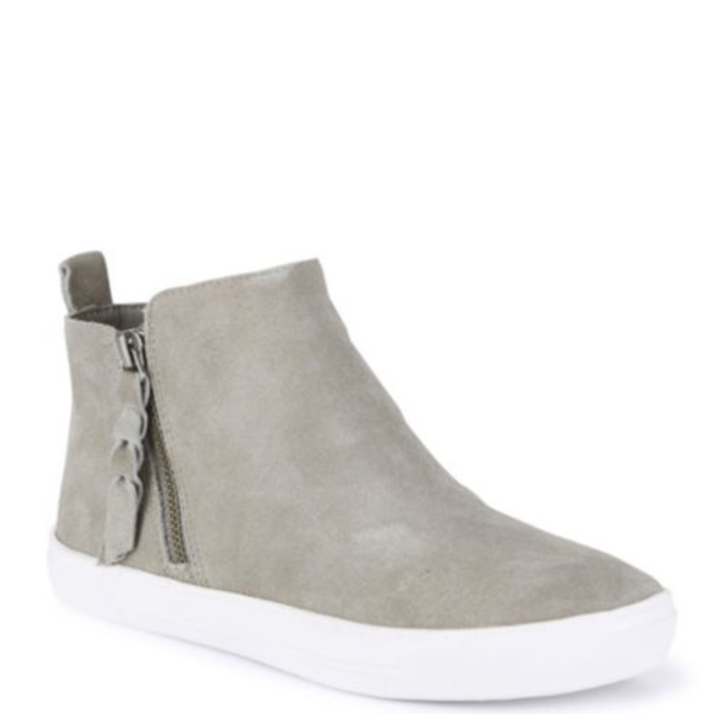 Dolce Vita Womens 'xenon' Smoke Suede Zip Sneaker